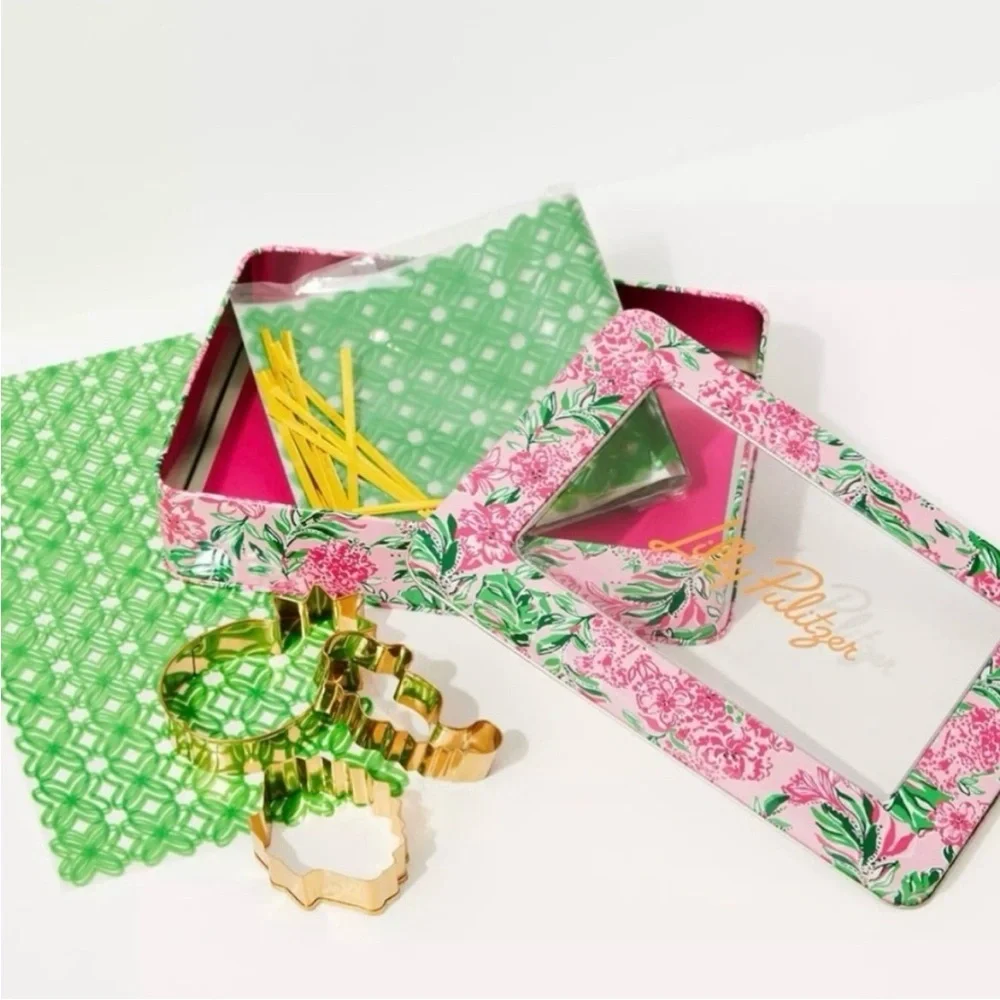 Lilly Pulitzer GWP Cookie Exchange Kit Conch Shell Pink Koala La La NWT
